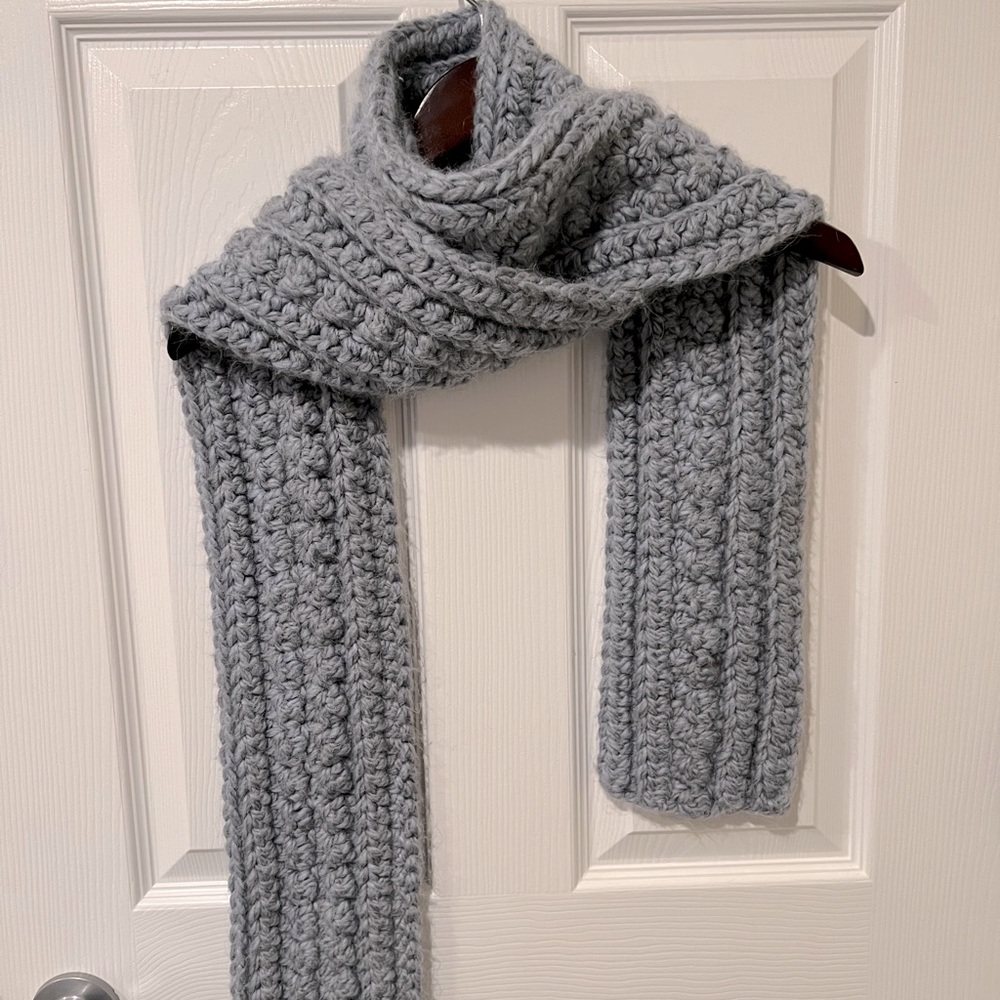 Handmade crochet scarf